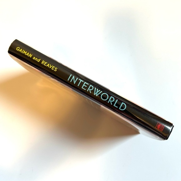 3 For $13! INTERWORLD Young Adult Novel by Neil Gaiman Hardcover Book - Picture 7 of 15